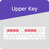 upper key